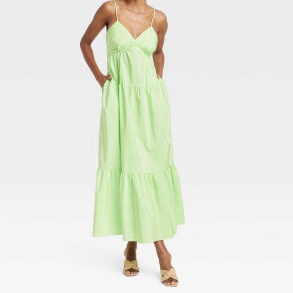 a new day Light Green Maxi Dress